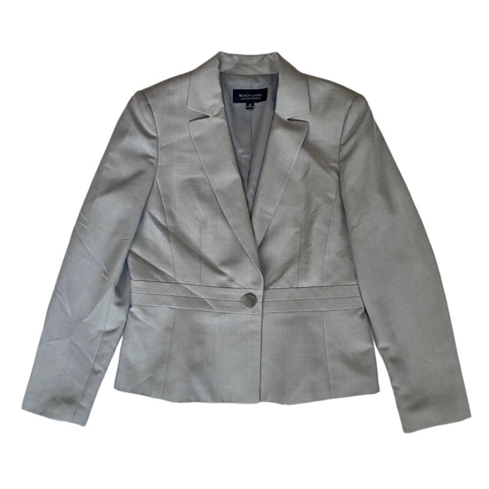 Evan-Picone Gray Blazer Jacket Sz 10